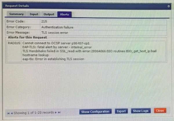 HPE6-A77 question #1 exhibit