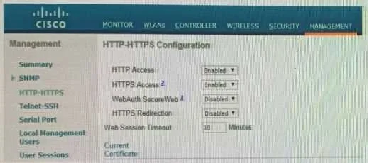 HPE6-A77 question #17 exhibit 2