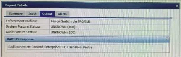 HPE6-A77 question #10 exhibit 2