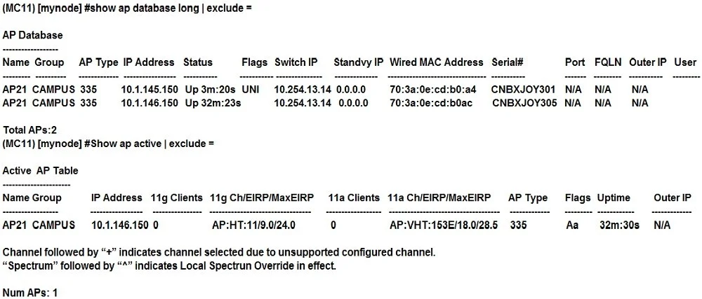 HPE6-A79 question #41 exhibit