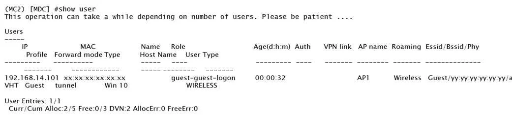 HPE6-A79 question #6 exhibit 1