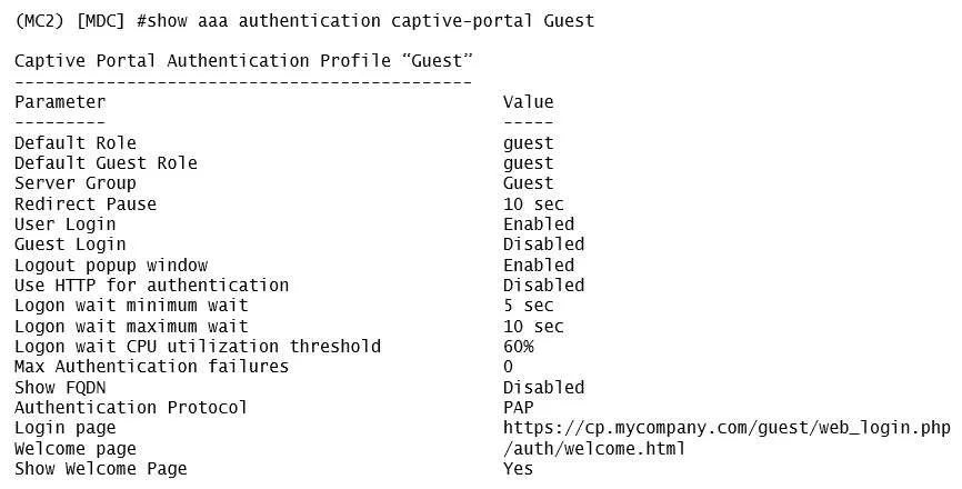 HPE6-A79 question #6 exhibit 3