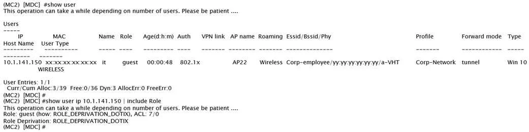 HPE6-A79 question #51 exhibit 4