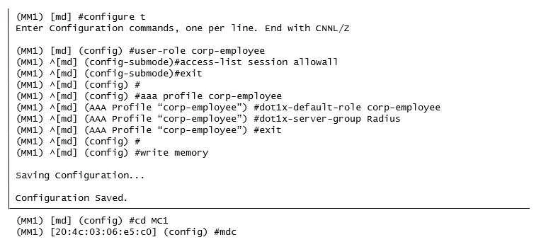 HPE6-A79 question #26 exhibit 1