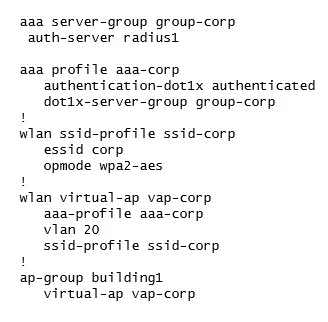 HPE6-A79 question #10 exhibit