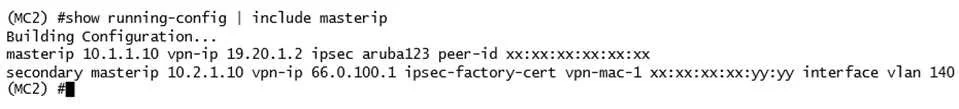 HPE6-A79 question #9 exhibit 2