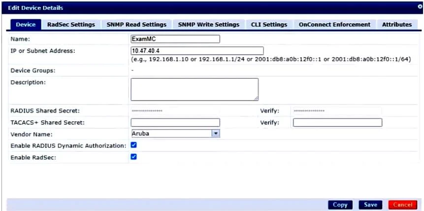 HPE6-A84 question #4 exhibit 1