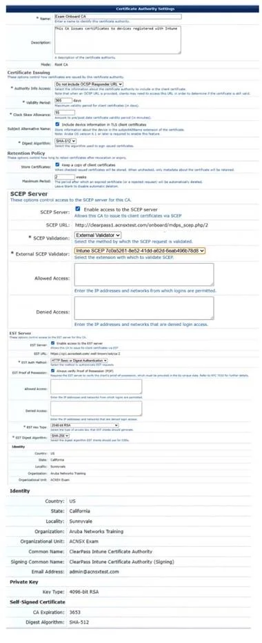 HPE6-A84 question #53 exhibit
