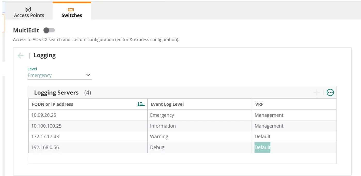 HPE6-A85 question #76 exhibit