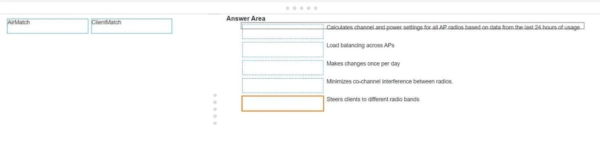 HPE6-A85 question #100 exhibit