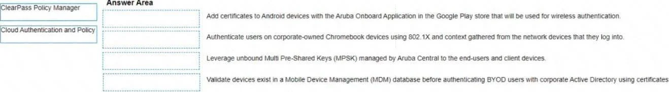 HPE6-A85 question #53 exhibit