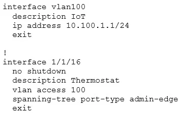 HPE6-A86 question #12 exhibit