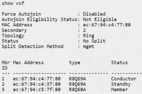 HPE6-A86 question #51 exhibit