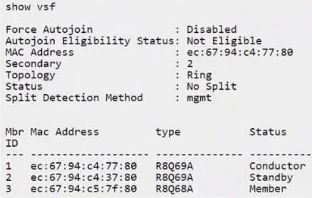 HPE6-A86 question #43 exhibit