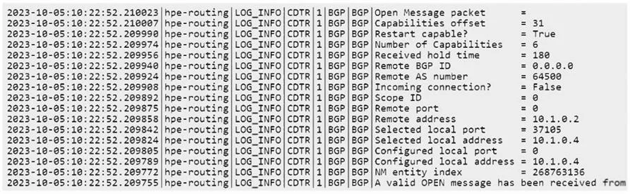 HPE7-A06 question #10 exhibit