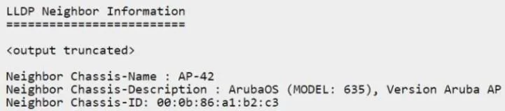 HPE7-A06 question #123 exhibit 1