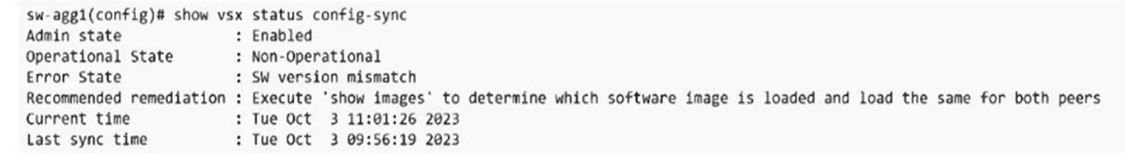 HPE7-A06 question #82 exhibit