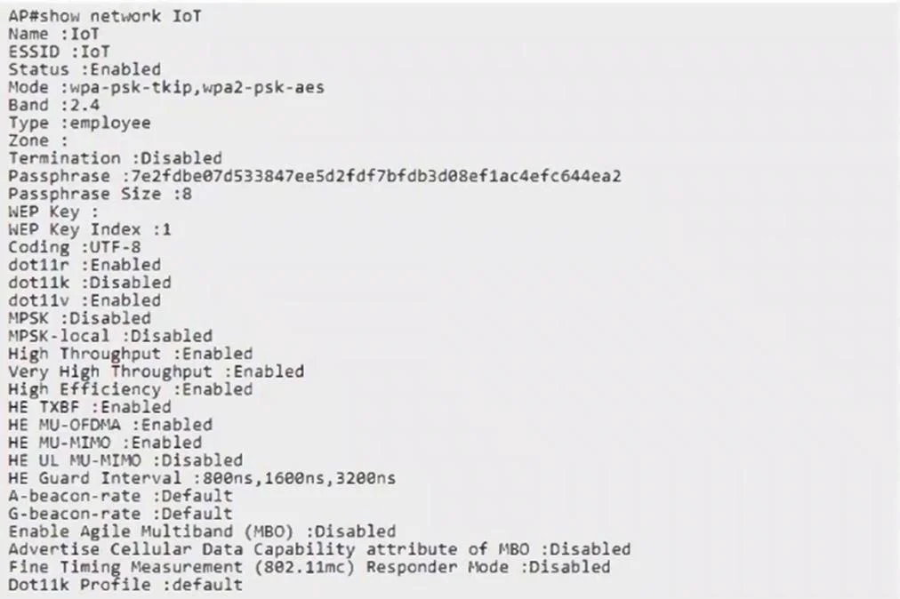 HPE7-A07 question #70 exhibit