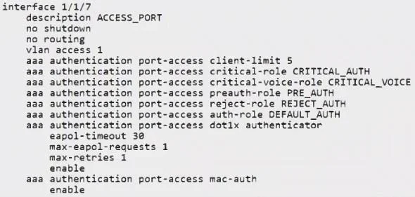 HPE7-A07 question #2 exhibit