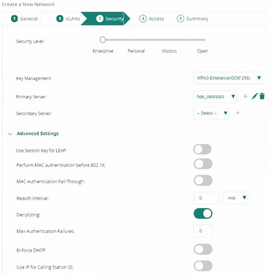 HPE7-A07 question #57 exhibit