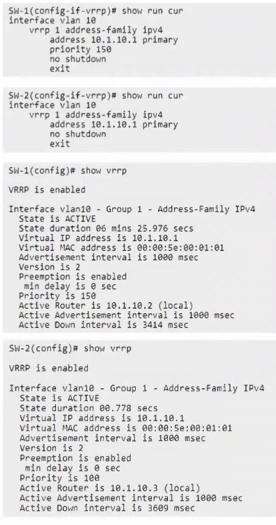 HPE7-A07 question #40 exhibit