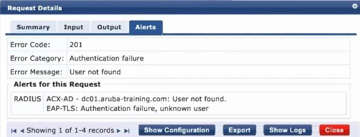 HPE7-A07 question #13 exhibit