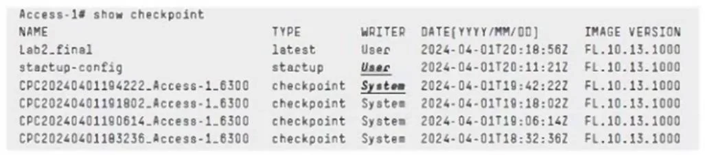 HPE7-A08 question #160 exhibit