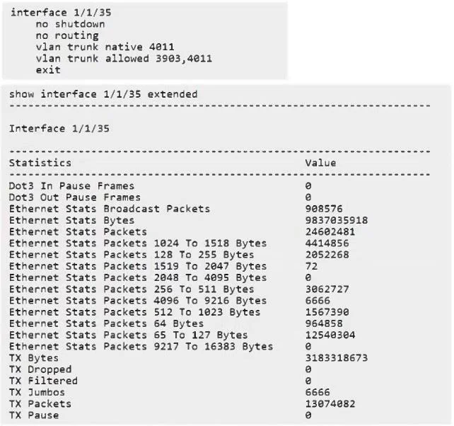 HPE7-A08 question #164 exhibit