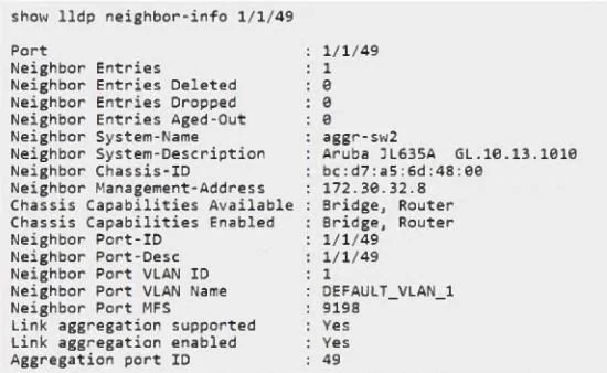 HPE7-A08 question #157 exhibit