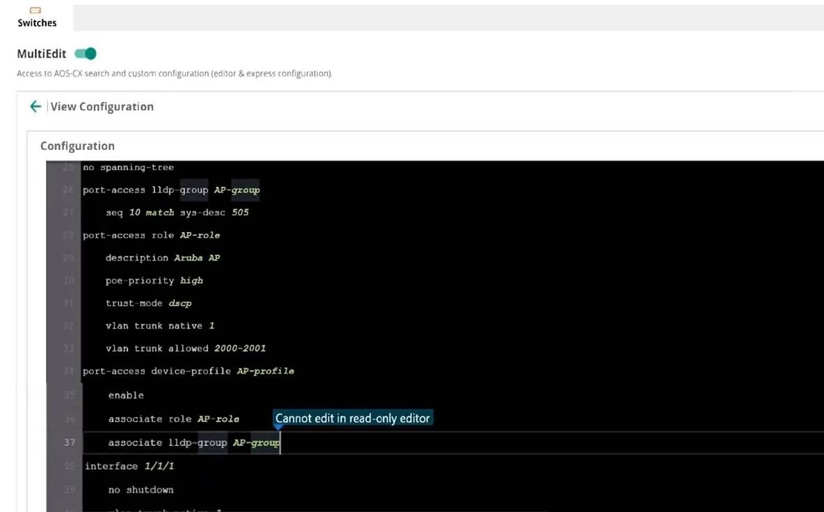 HPE7-A08 question #48 exhibit