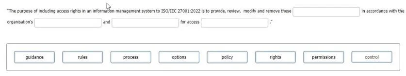 ISO-IEC-27001-LEAD-AUDITOR question #64 exhibit