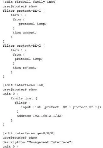 JN0-103 question #38 exhibit