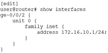 JN0-103 question #50 exhibit