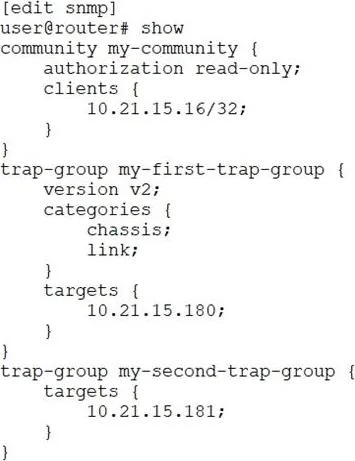 JN0-103 question #58 exhibit