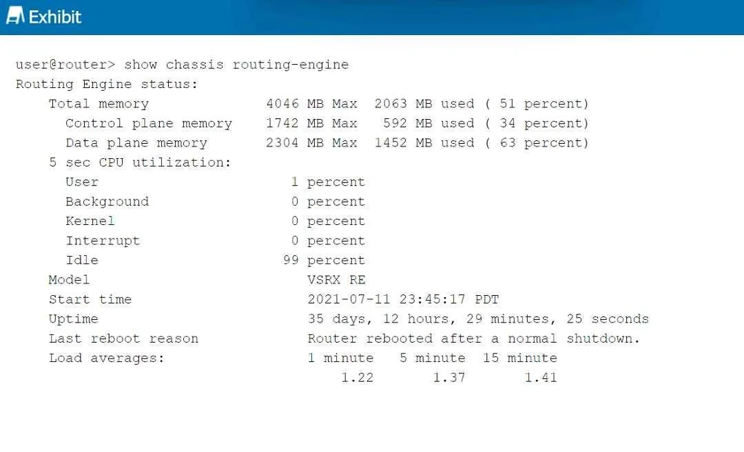 JN0-104 question #299 exhibit