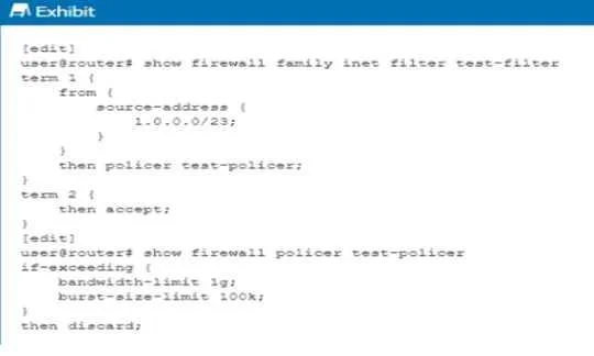 JN0-104 question #171 exhibit