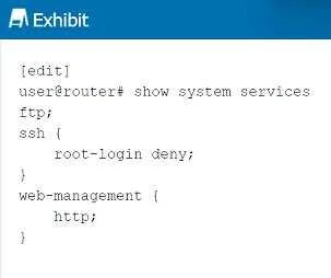 JN0-104 question #308 exhibit