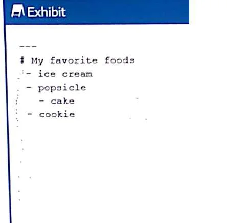 JN0-222 question #3 exhibit