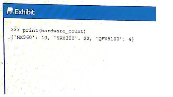 JN0-223 question #113 exhibit