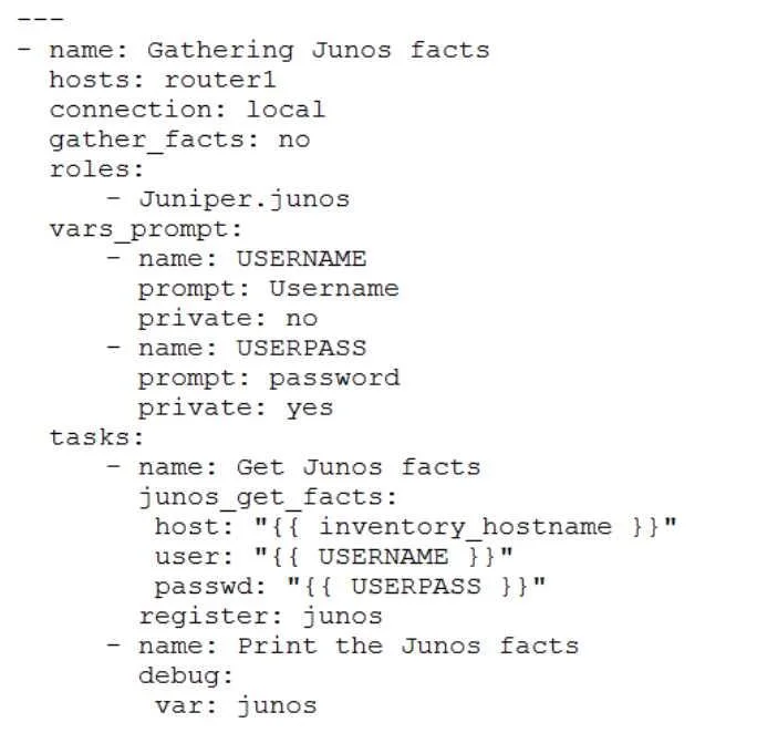 JN0-224 question #42 exhibit 1