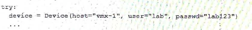 JN0-224 question #108 exhibit 2