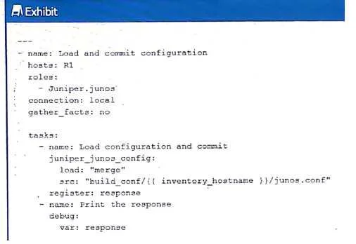 JN0-224 question #88 exhibit 1