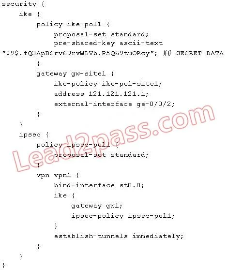 JN0-332 question #392 exhibit