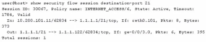 JN0-332 question #449 exhibit