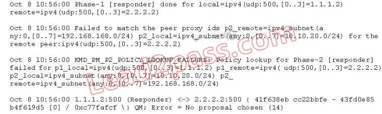 JN0-332 question #11 exhibit