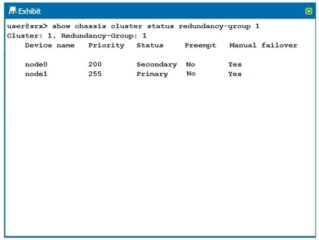 JN0-334 question #57 exhibit