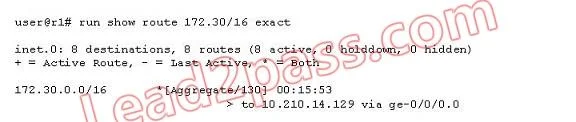 JN0-343 question #118 exhibit