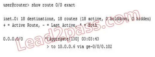 JN0-343 question #30 exhibit