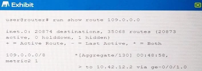 JN0-346 question #32 exhibit