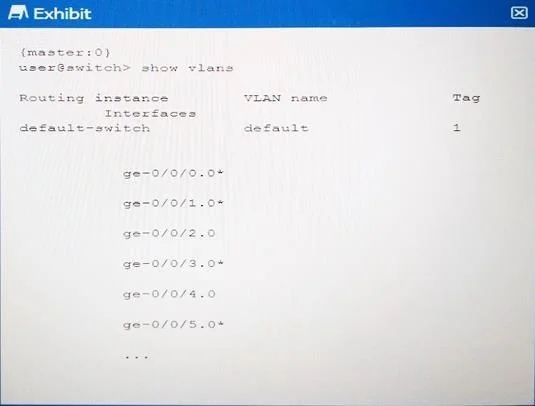 JN0-346 question #26 exhibit